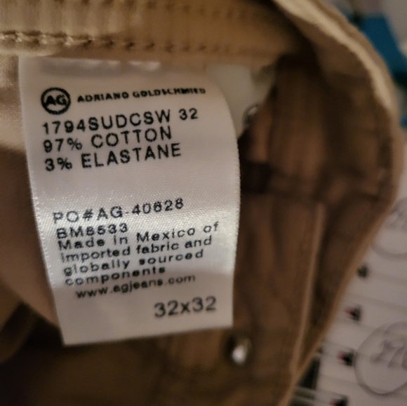 AG Men Pants Tan Color, Size 32x32 - Picture 5 of 6
